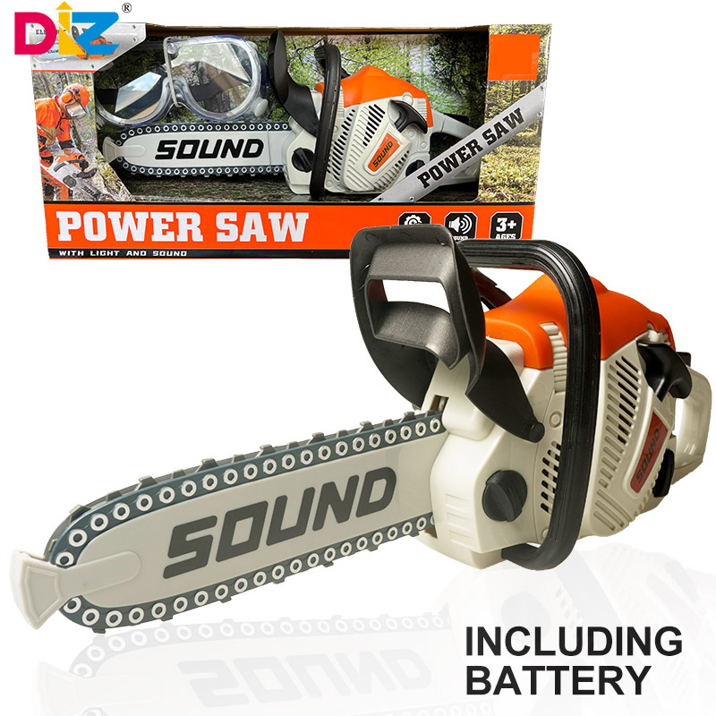 Gardening Tools For 10 Year Olds - Toy Chainsaw with Goggles Children Electric
