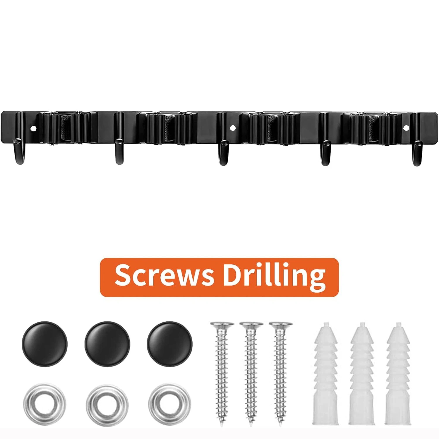 Gardening Tools Range - 1 Heavy-Duty Metal Tool Rack with