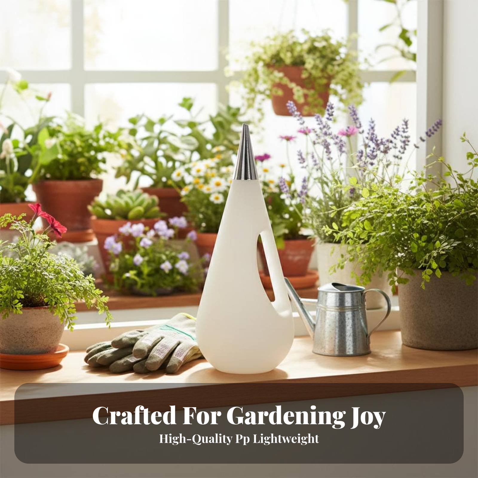 Teardrop Watering Can Large Ca - Watering Can Long Spout 评论和价格