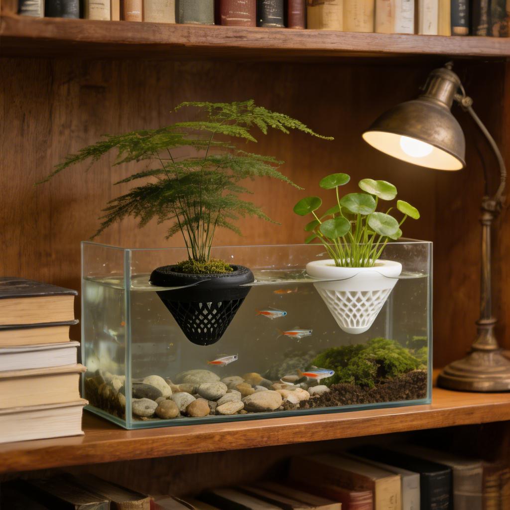 2PCS Floating Aquarium Plant H - Hanging Planter Basket 评论和价格