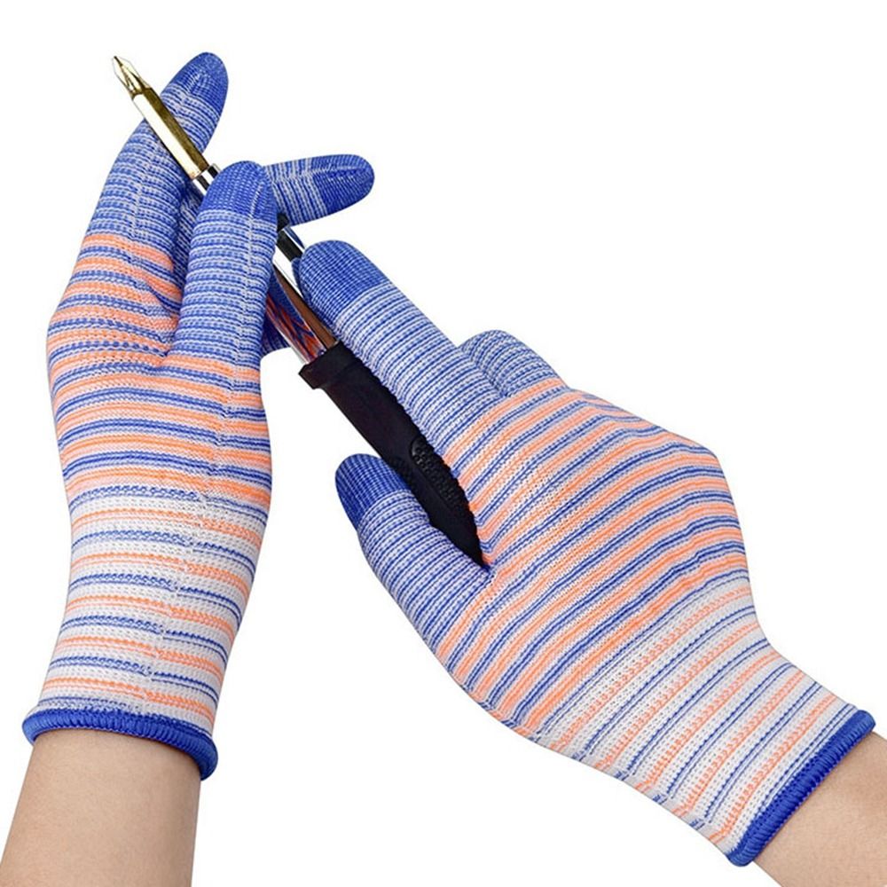 2/3/5 Pairs of PU Coated Zebra - Gardening Tools Gloves 评论和价格