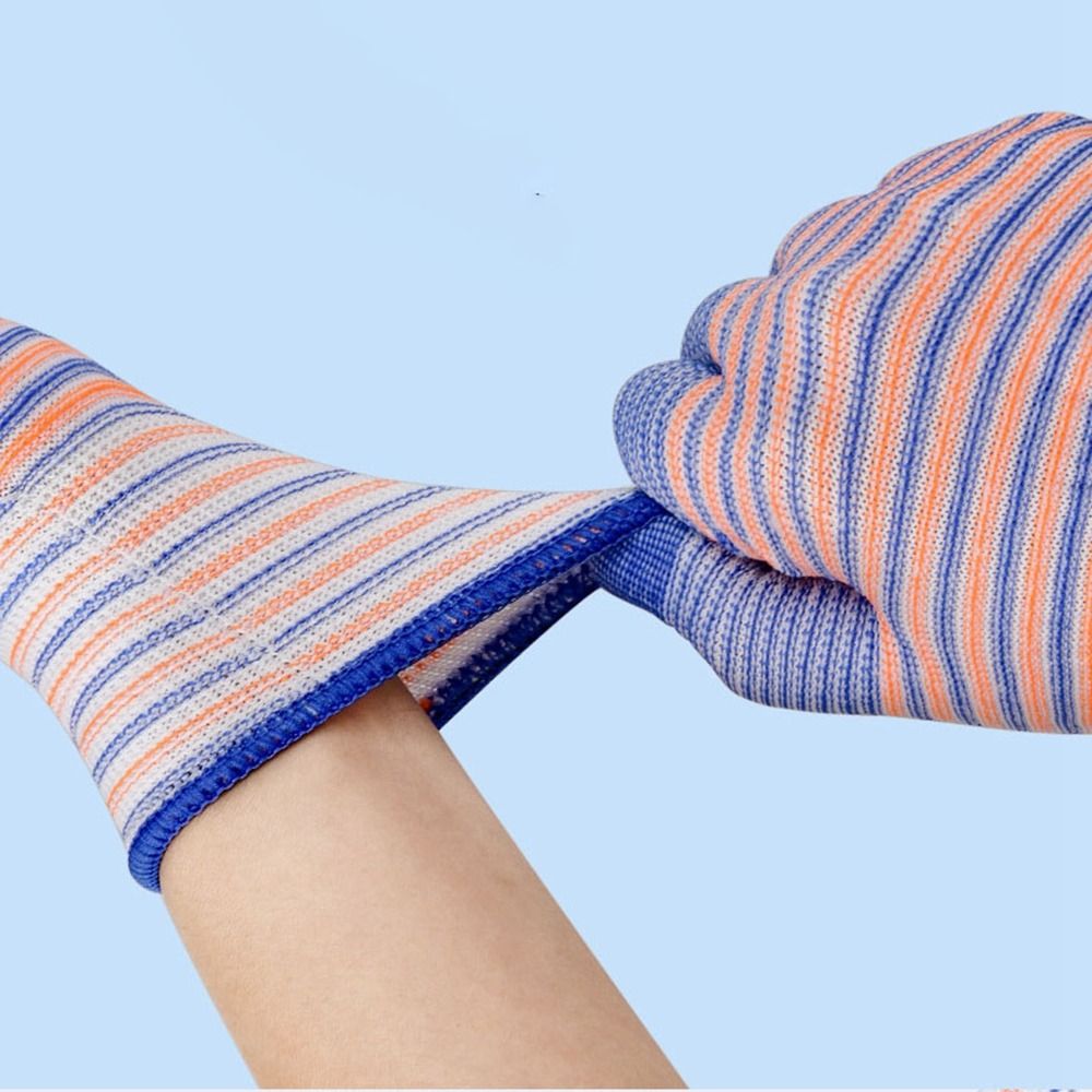2/3/5 Pairs of PU Coated Zebra - Gardening Tools Gloves 评论和价格