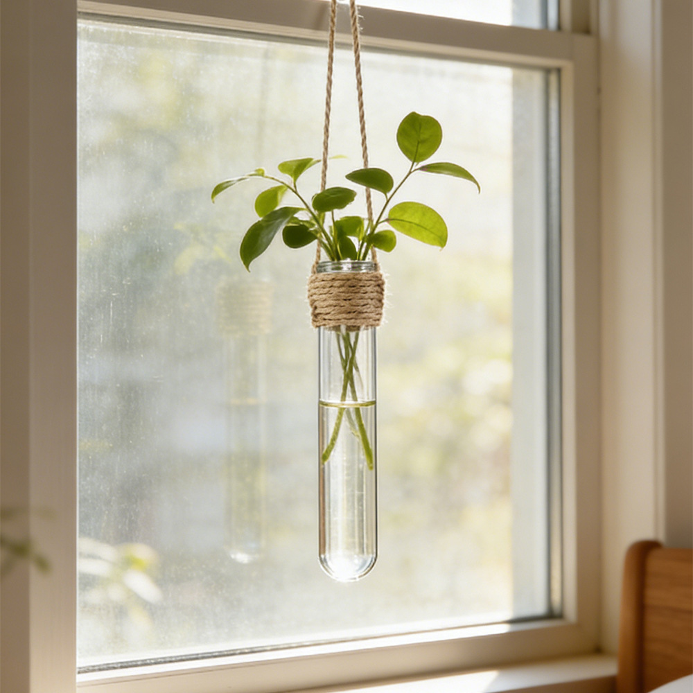 Hydroponic Flower Vase Wall-Mo - Hanging Planter Basket 评论和价格