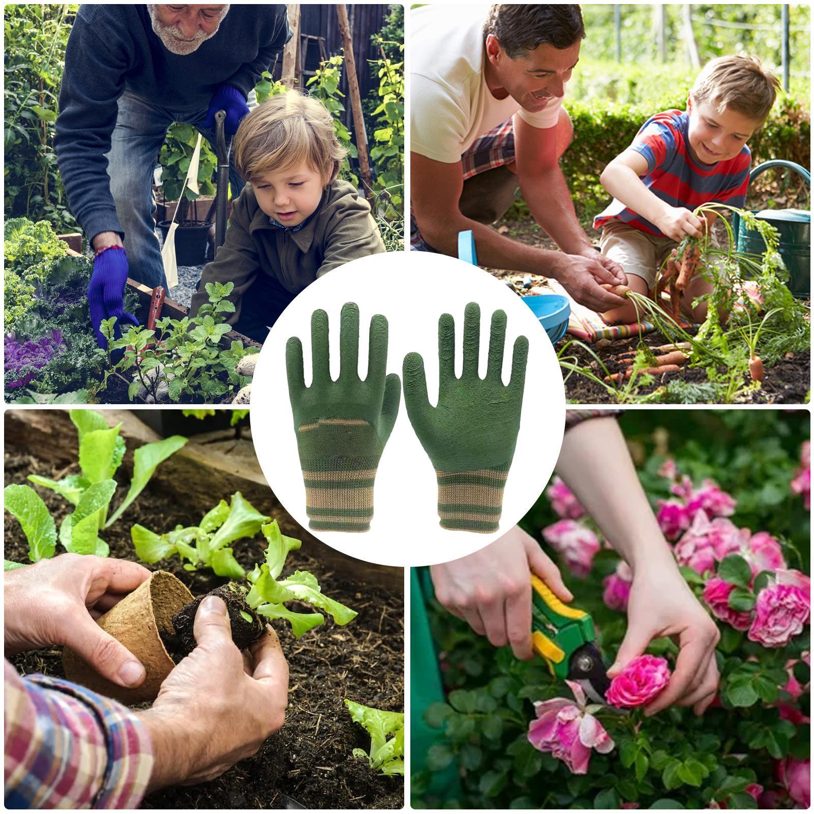 1Pair of Gardening Gloves Rubb - Gardening Tools Gloves 评论和价格