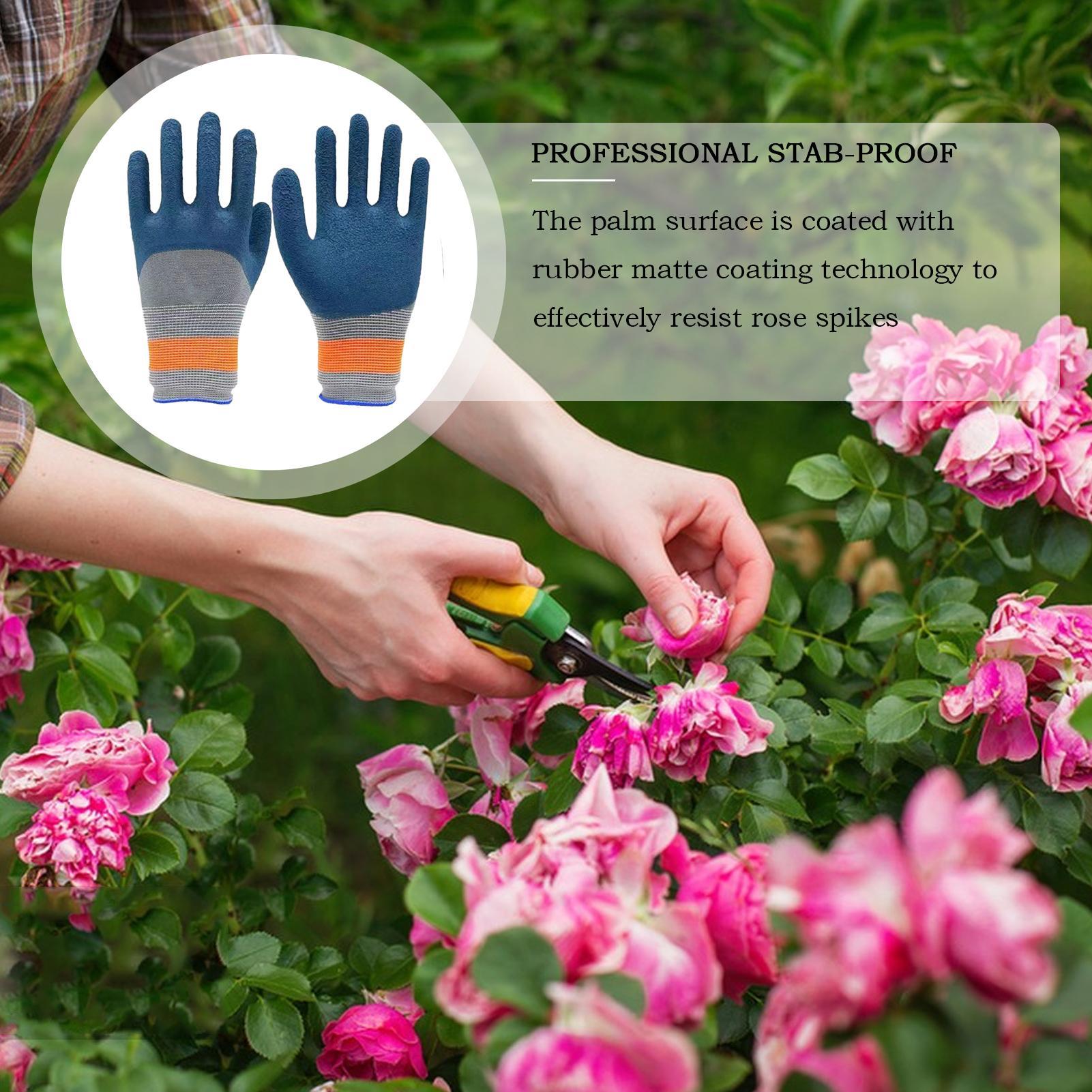 1Pair of Gardening Gloves Rubb - Gardening Tools Gloves 评论和价格