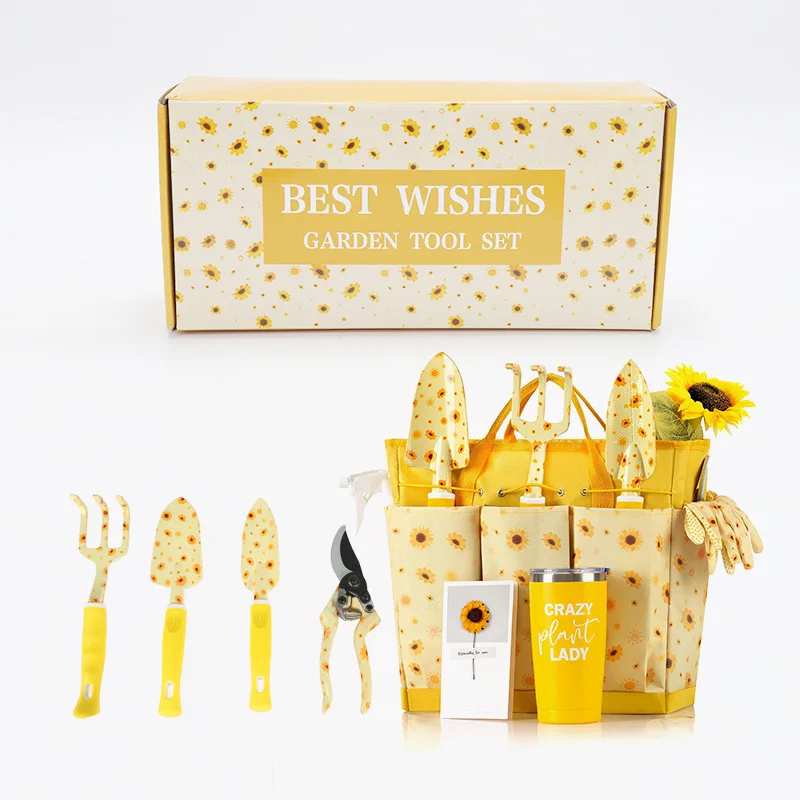 Durable Garden Tool Set Ladies - Gardening Tools Gloves 评论和价格