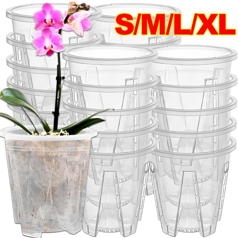 S/M/L/XL Clear Root Control Fl - Orchid Potting Mix 评论和价格