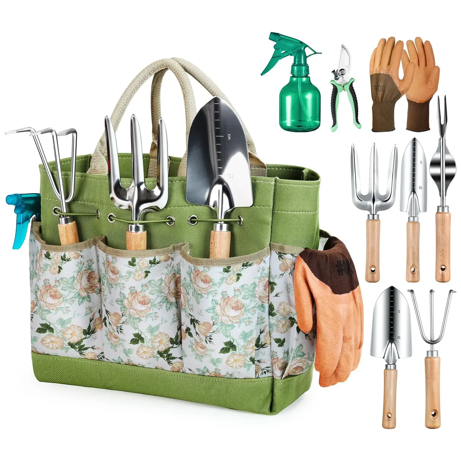 Gardening Tools 9-Piece Heavy  - Gardening Tools Gloves 评论和价格