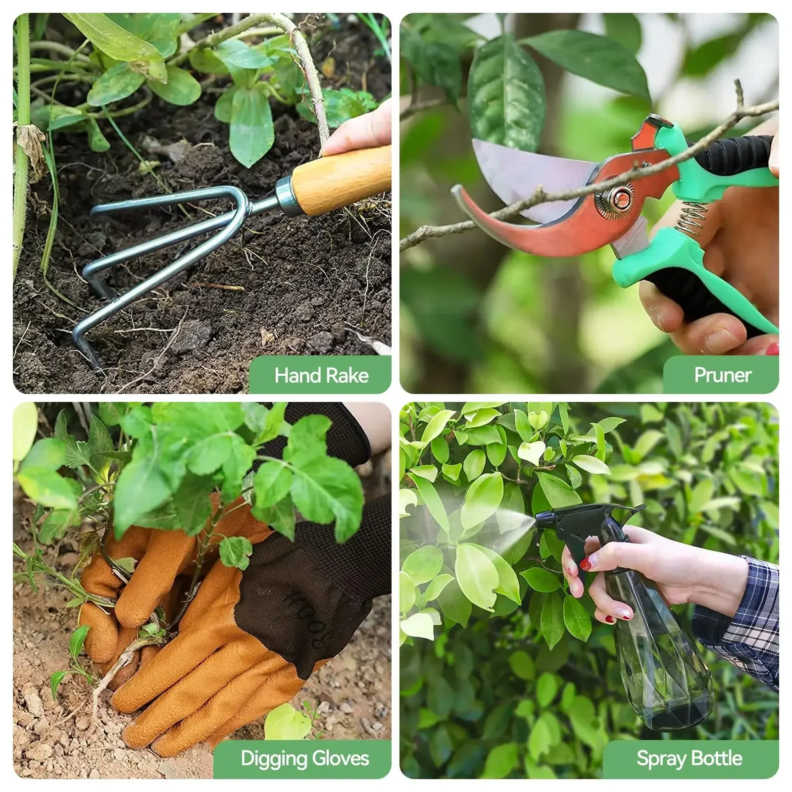 Gardening Tools 9-Piece Heavy  - Gardening Tools Gloves 评论和价格