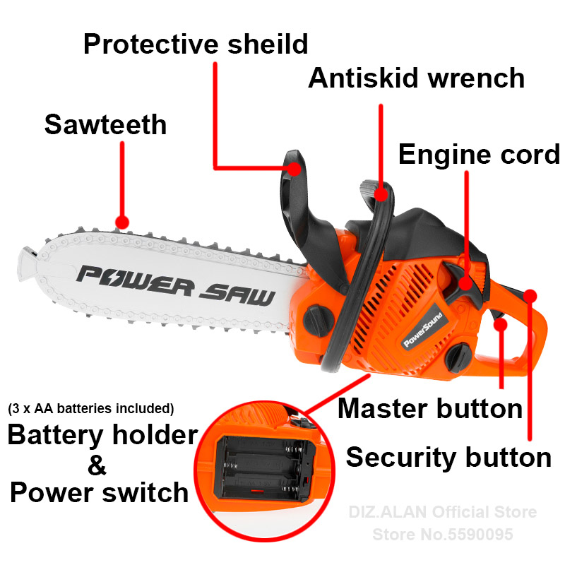 Electric Toy Chainsaw Kids Toy - Gardening Tools For 10 Year Olds 评论和价格