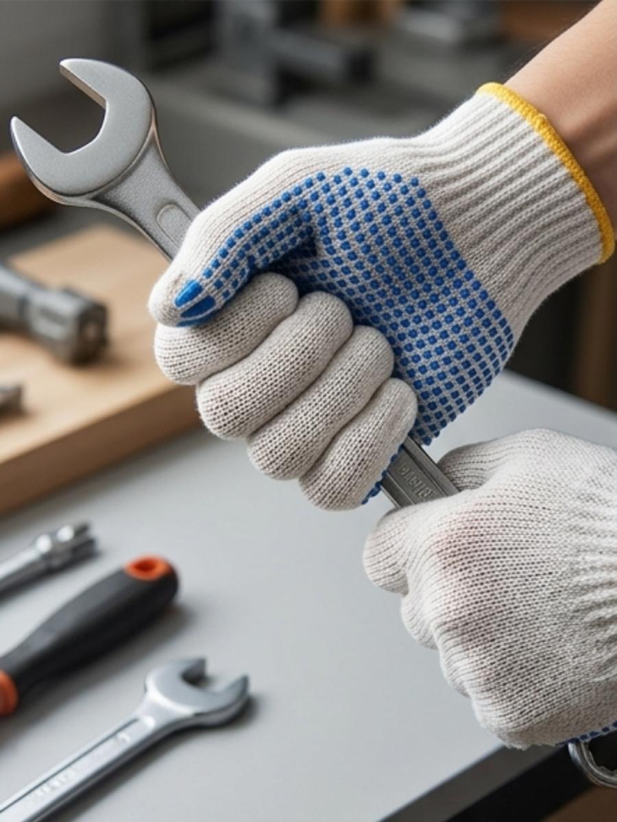 1/10Pair Cotton Work Gloves wi - Gardening Tools Gloves 评论和价格