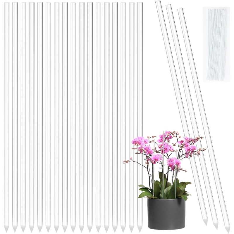 Reusable Clear Flower Support  - Orchid Potting Mix 评论和价格