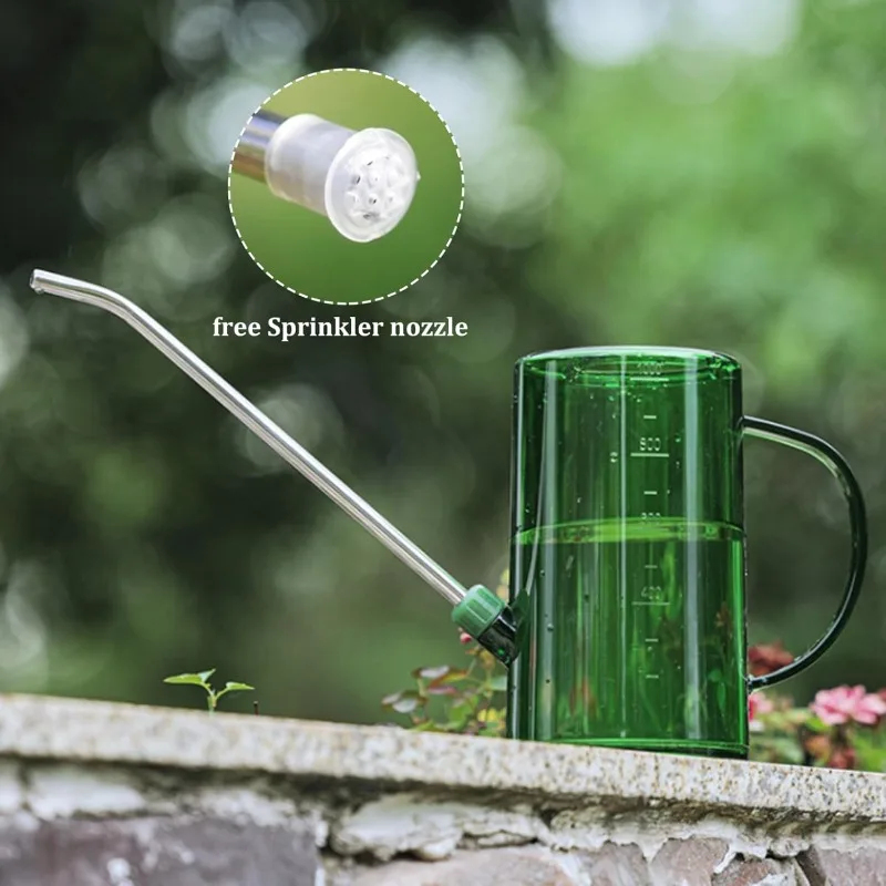 1L Long Spout Watering Can wit - Watering Can Long Spout 评论和价格