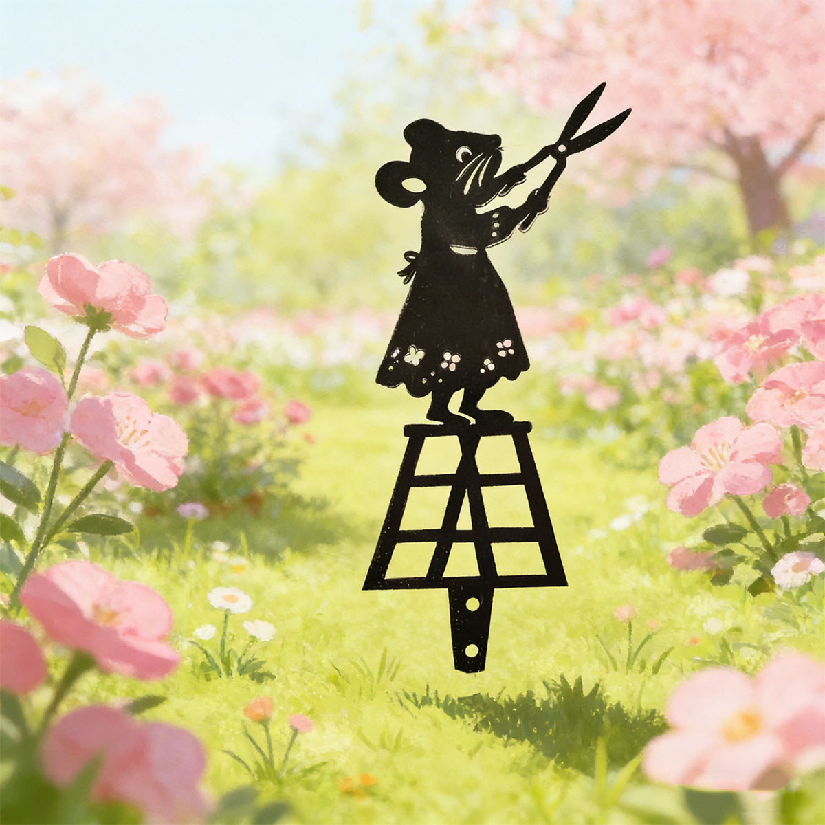 Black Silhouette Line Metal Ga - Gardening Tools Hand 评论和价格