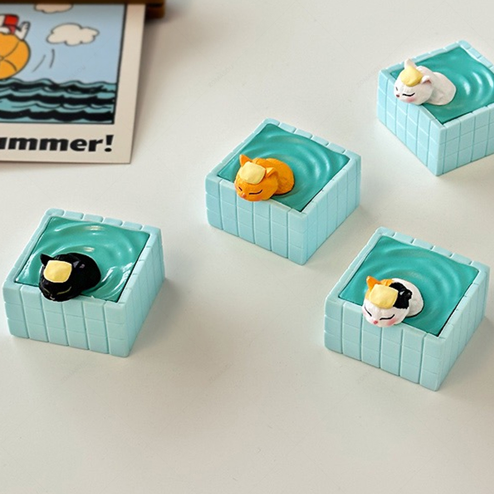 Mini Shower Cat Ornament Minia - Gardening Tools For 10 Year Olds 评论和价格
