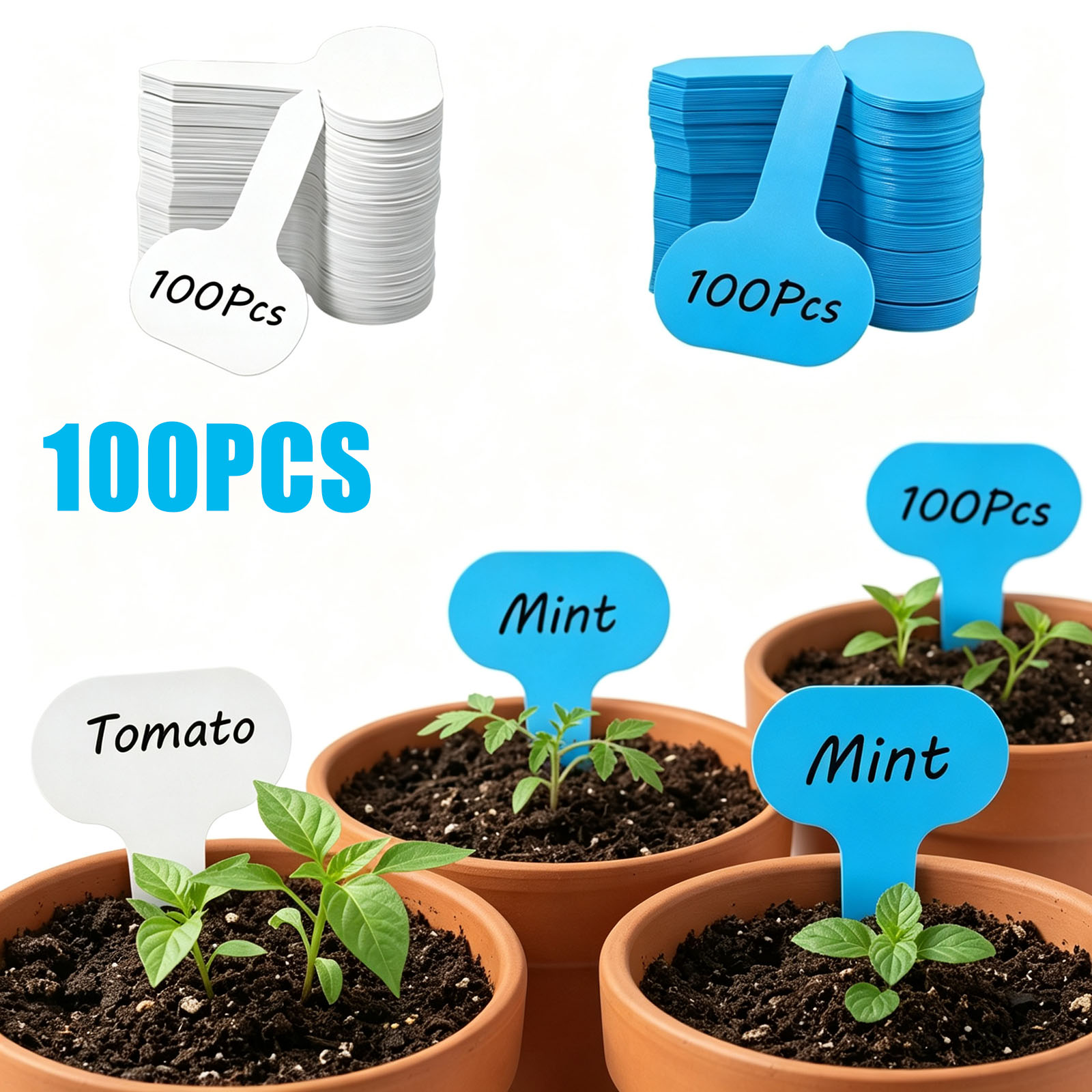 100PCS lant Labels Garden Mark - Garden Label Marker 评论和价格