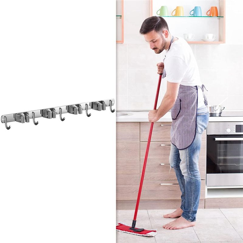 【Big Deal】Broom Holder Wall Mo - Gardening Tools Deals 评论和价格
