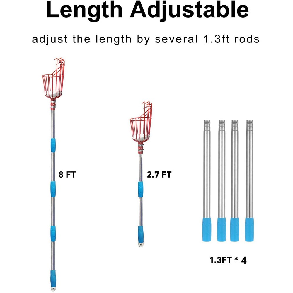 260cm Fruit Picker, Adjustable - Gardening Tools Hand 评论和价格