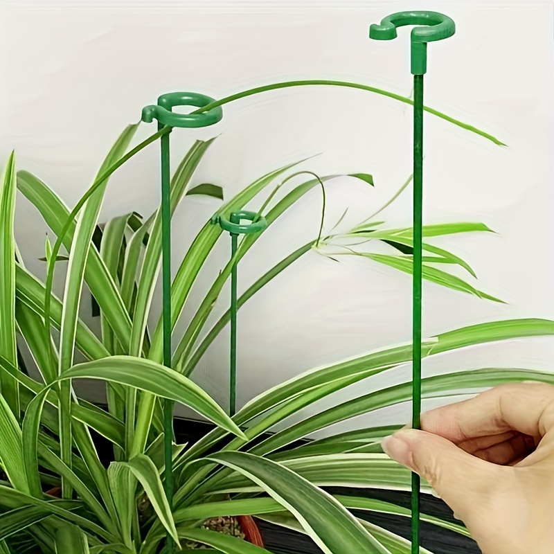 6Pcs Green Plastic Plant Suppo - Orchid Potting Mix 评论和价格