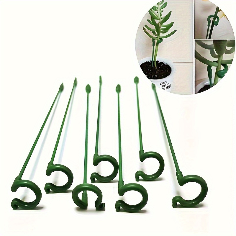6Pcs Green Plastic Plant Suppo - Orchid Potting Mix 评论和价格